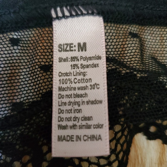 Women's Sexy Lace Black Heart Panty - Picture 8 of 10